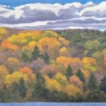 October Tune, 20" x 24", $700
